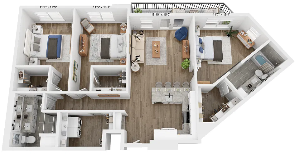 Floor plan C1