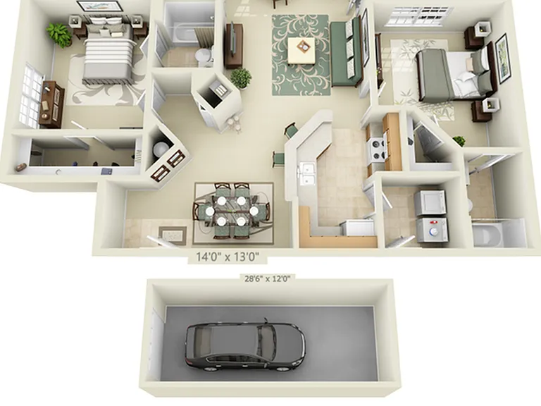 1187 Sq Ft 1187 Sq Ft