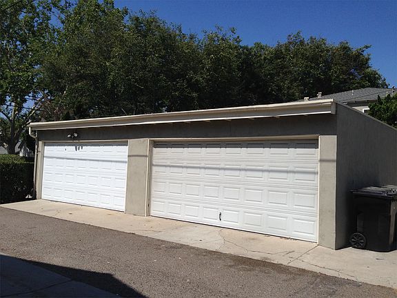 Garages on back side of property
