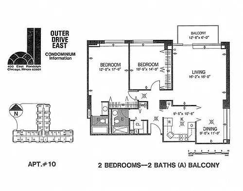 Floor plan Tier 10