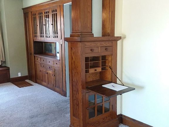 Built in Secretary in the Living Room Pillar
