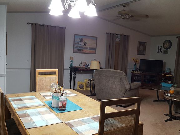 Spacious dining area