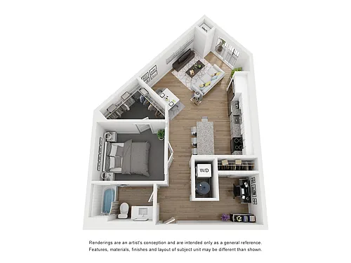 Floor plan Studio Plus