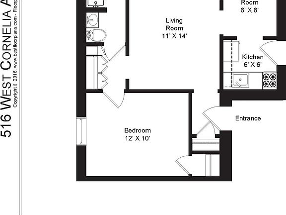 2nd image of 520 W Cornelia Ave #1FF