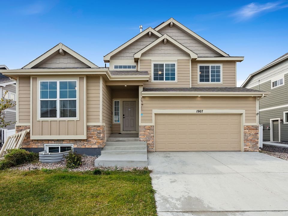 Landscaped front yard