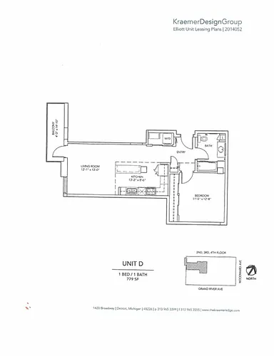 Floor plan The Draper