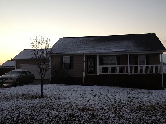 The house after snow in Dece