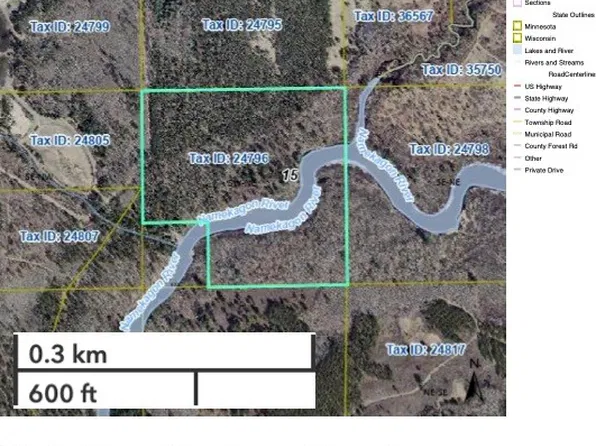 36 Acres Hamilton Road, Springbrook, WI 54875