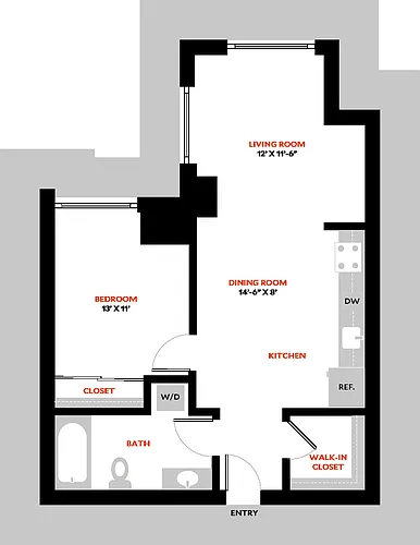 Floor plan Plan 1N
