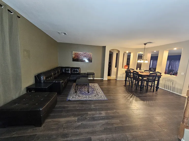 Living / Dining with New Pergo Flooring