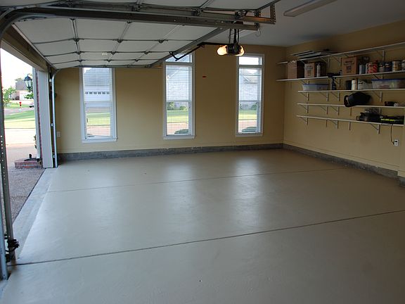 Finished 3 Car Garage