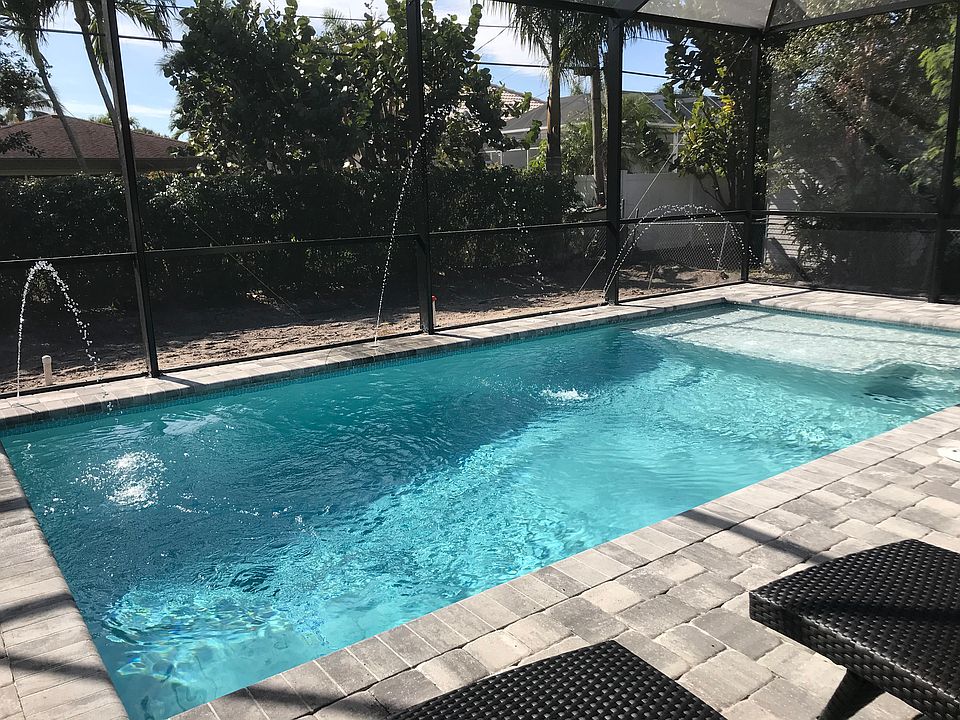 Salt water heated pool