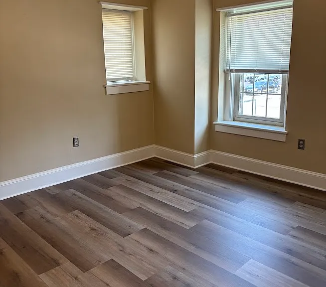 North Bedroom 1. 14' x 15'. Laminate Floor