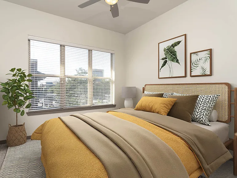 Carpeted Bedroom