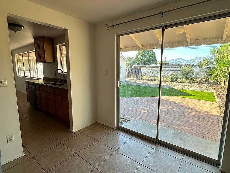 View of backyard