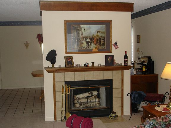Fireplace in the Family room