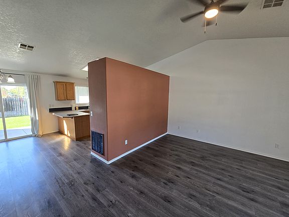Open Living and kitchen areas