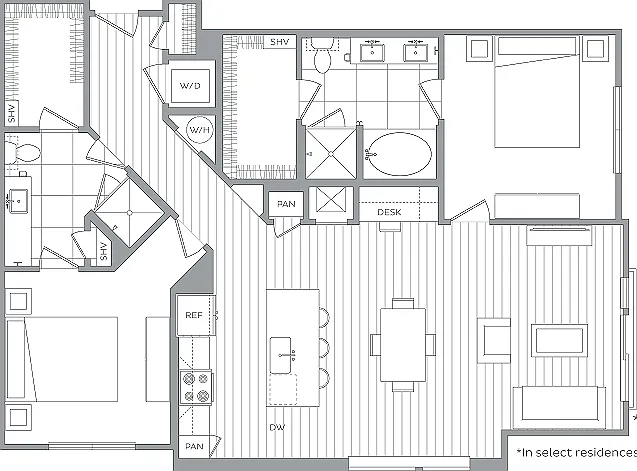 2 Bedroom / 2 Bath 2 Bedroom / 2 Bath