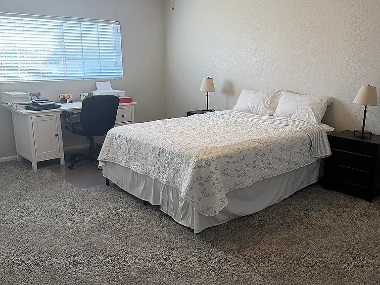 Bedroom #3 (upstairs loft) with private full bathroom and closet