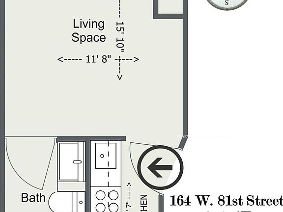 2nd image of 164 W 81st St APT 1F