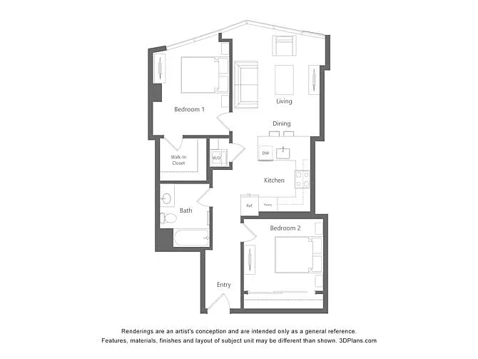 Floor plan S05 + Den