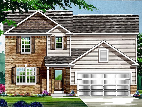 Elevation B with optional masonry - Optional Elevation