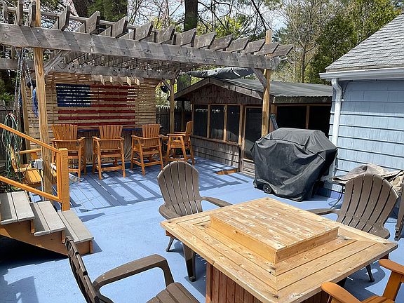 Lower patio