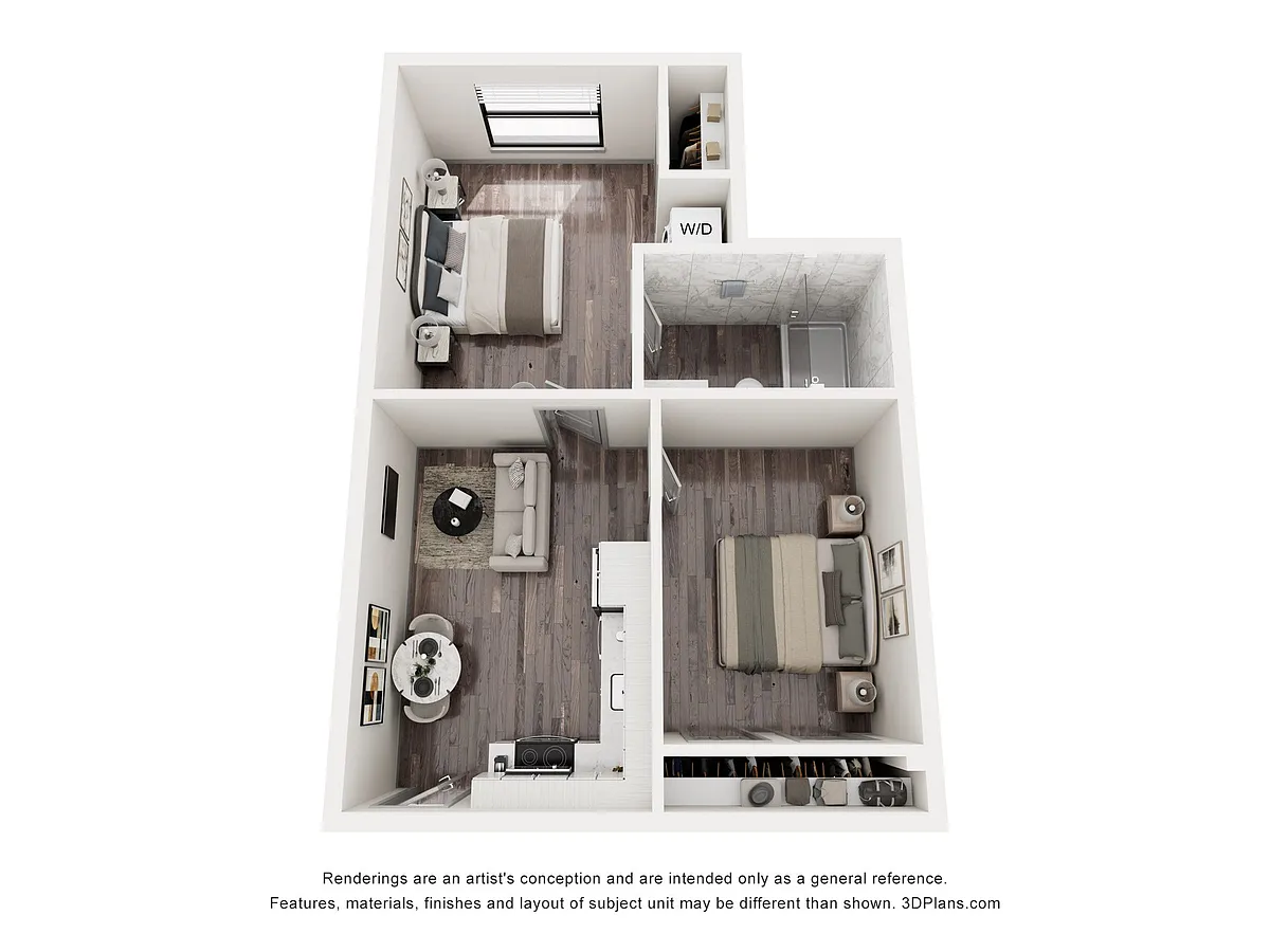 Floor plan M15 - Furnished