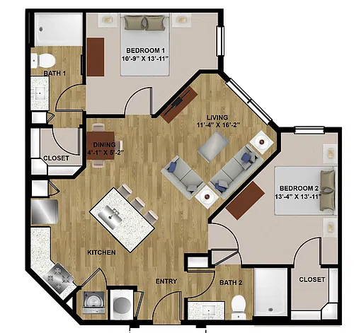 Floor plan B1
