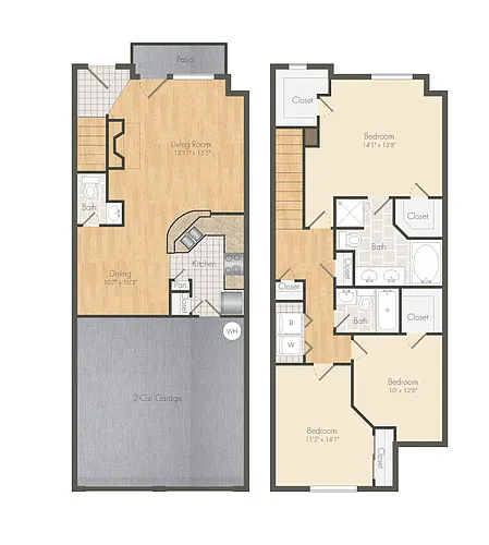Floor plan C2THR