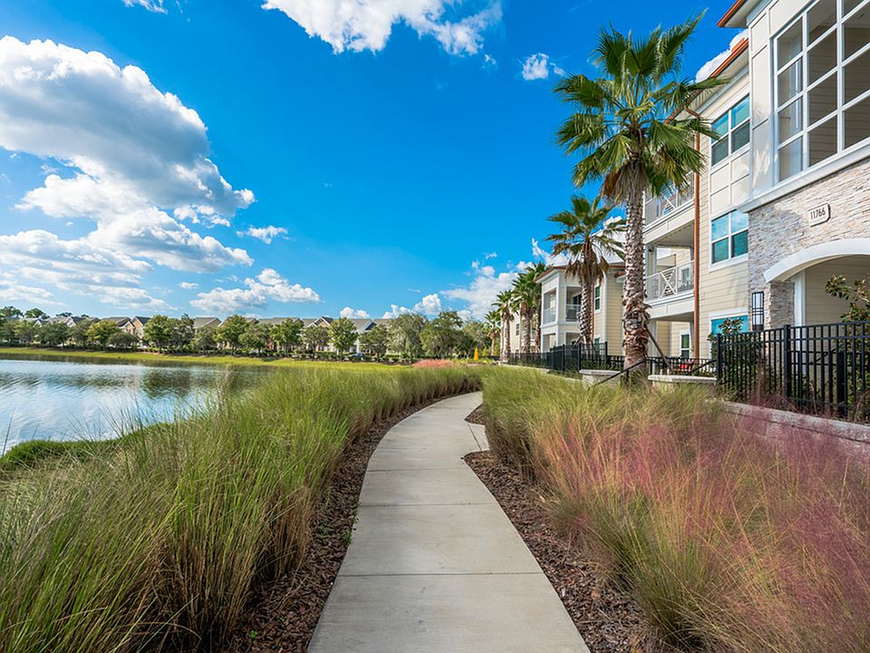 The Marq Highland Park Walking Trail in Westchase Tampa