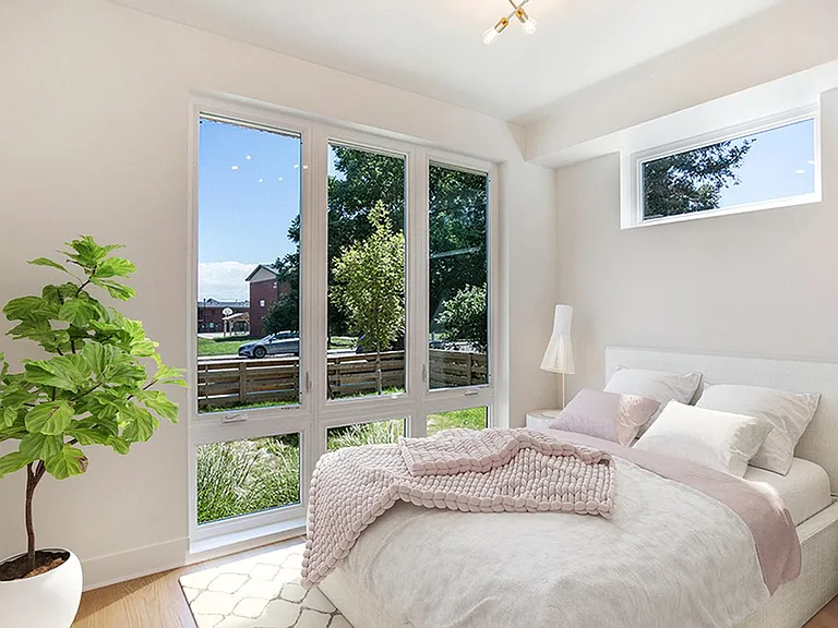 Bedroom 4. This image shows a virtually furnished space. Bedrooms come unfurnished.