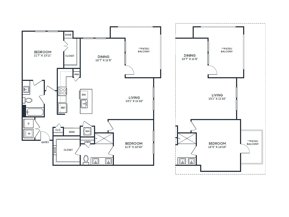 Floor plan B2