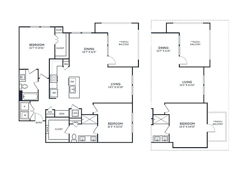 Floor plan B2