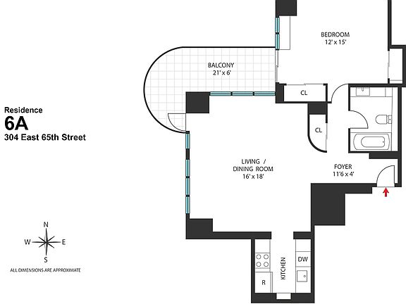 2nd image of 304 E 65th St APT 6A