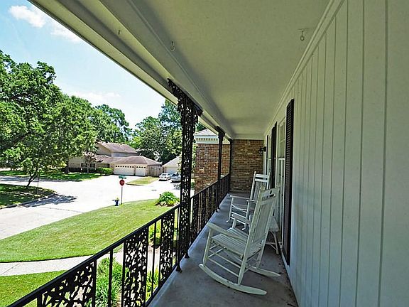 View from the upstairs balcony.