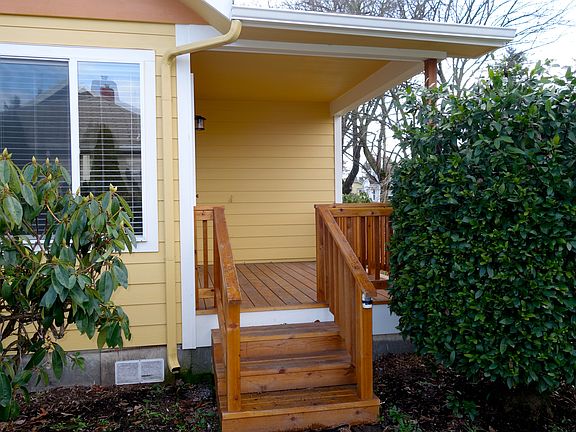 Front door deck