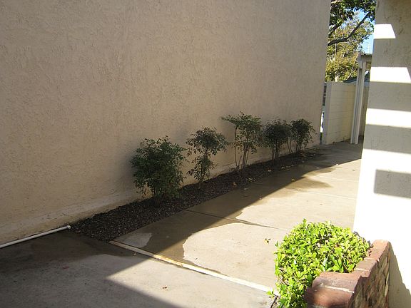 Side patio