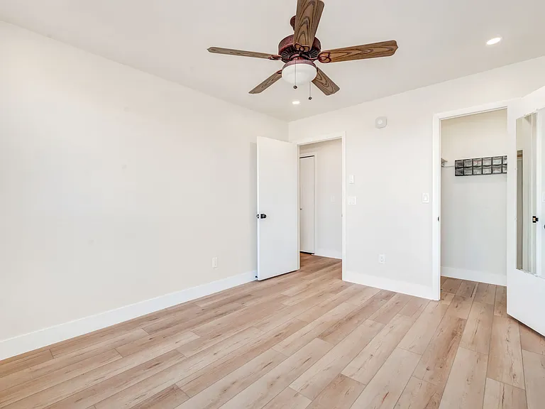 Bedroom #1 - on the main level. Across the hall from the full bath