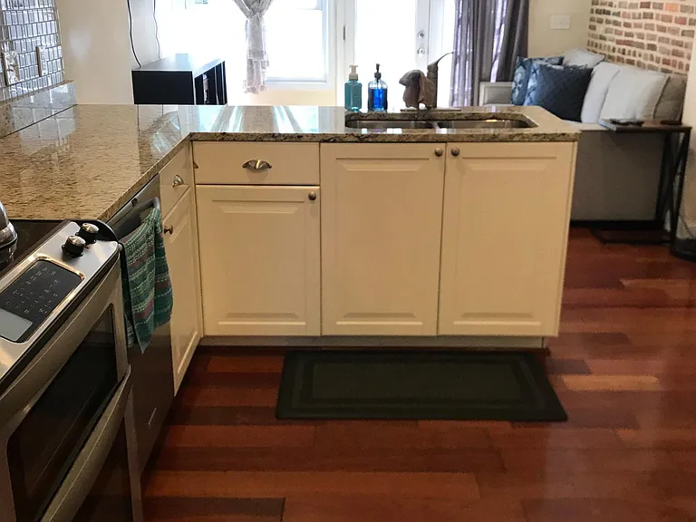 Kitchen View and Back Living Area