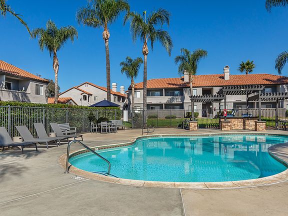 Sedona Apartments in Moreno Valley features a renovated pool deck with stylish lounge chairsperfect for relaxing and soaking up the sun.