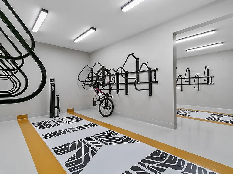Self-service bike shop & bike storage