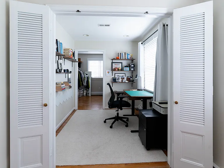 Home office off Master bedroom.
