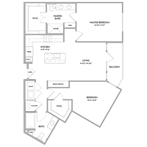 Floor plan B7