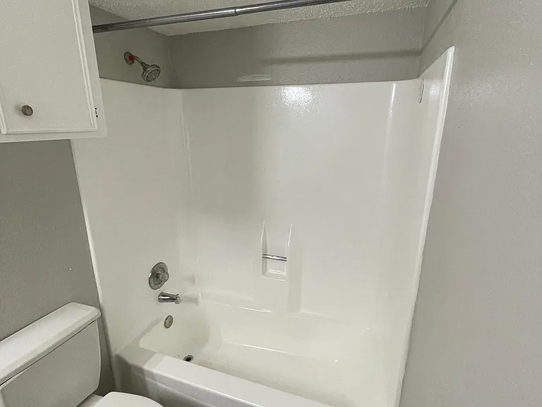 Bathtub recently refinished