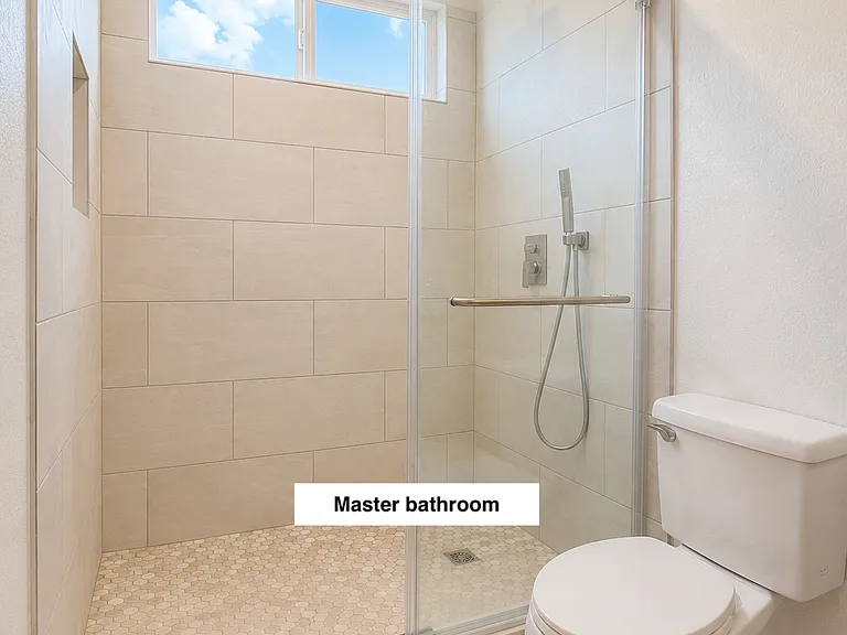 Master bathroom