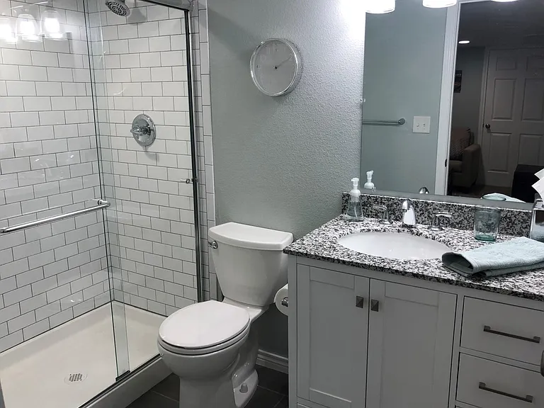 Basement bathroom