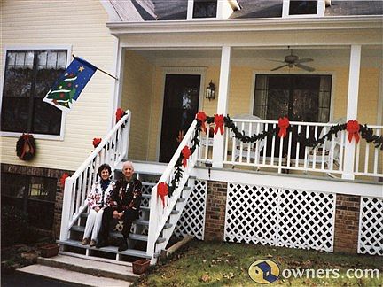 Front Porch for sitting & viewing & snacking