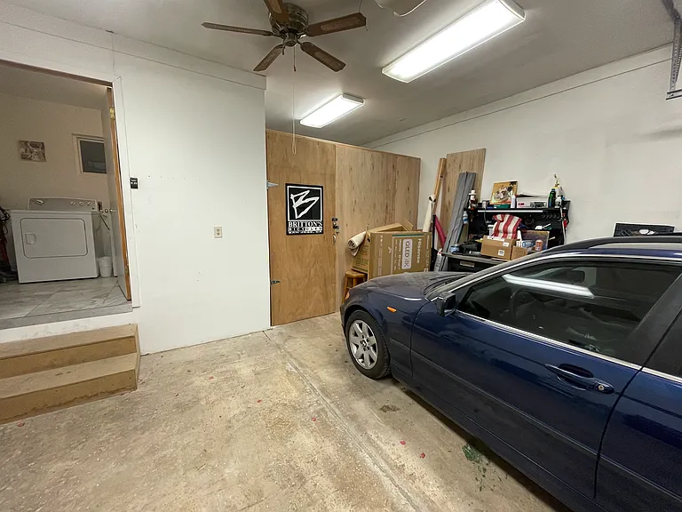 Garage entrance to house, via laundry room