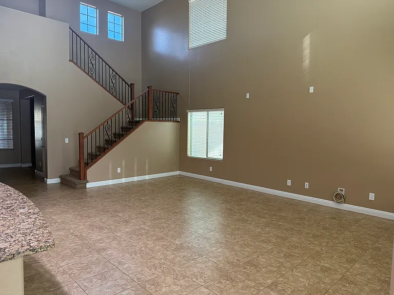 great room & stairs to upper level
